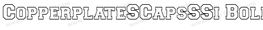 CopperplateSCapsSSi Bold字体转换